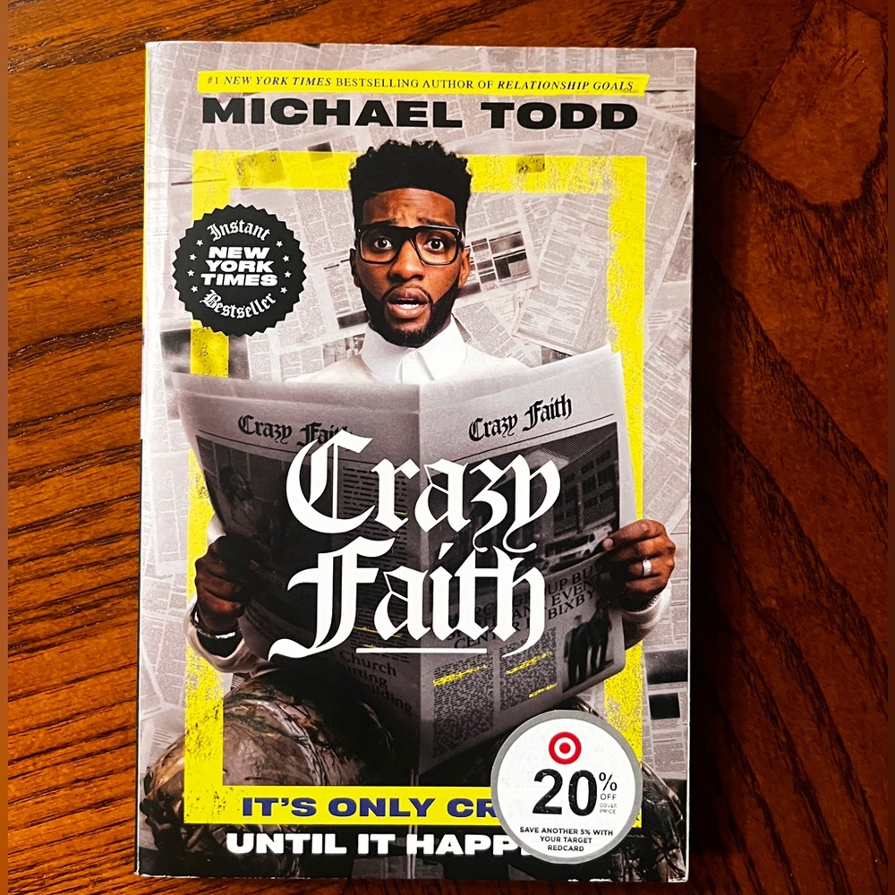 BOOK, Crazy Faith by Michael Todd, New York Times Bestseller